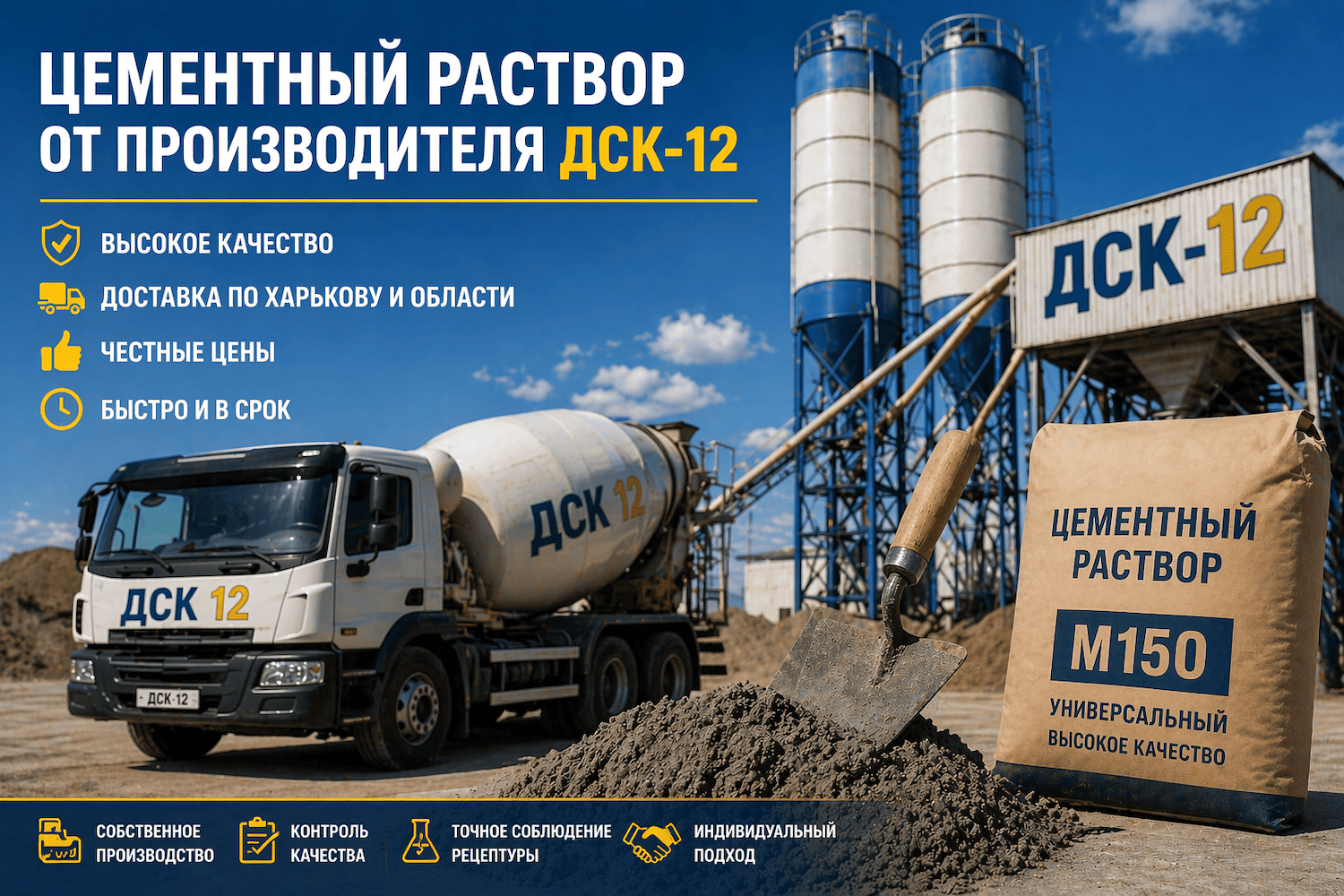 Цементный раствор ДСК - 12