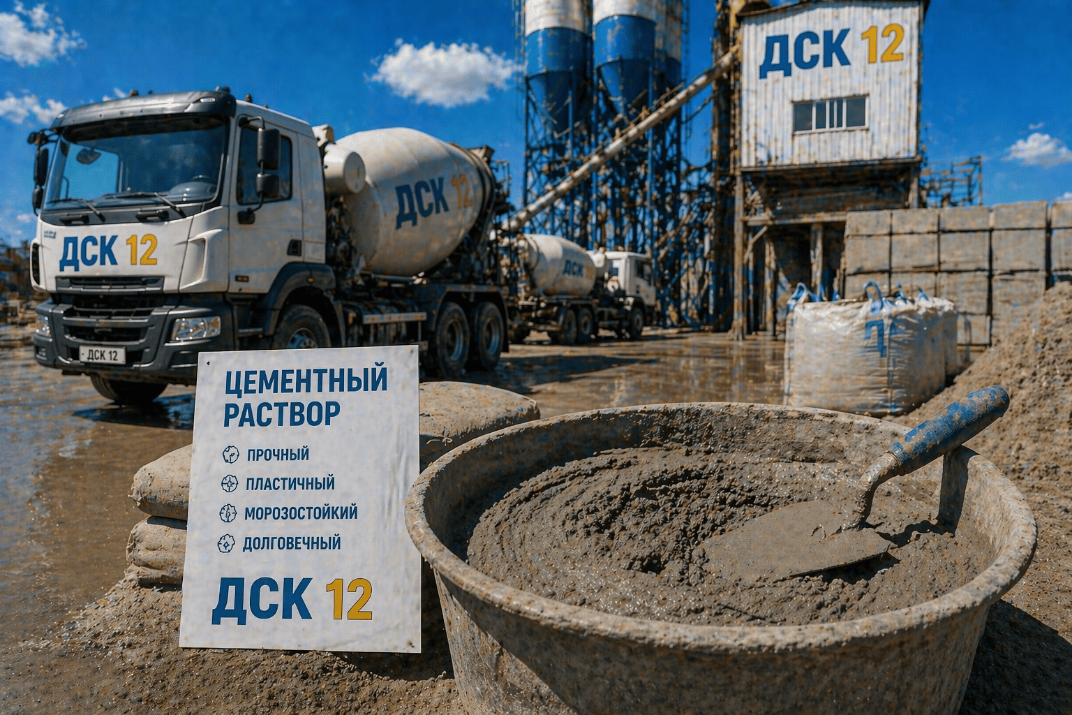 Цементный раствор цена Харьков