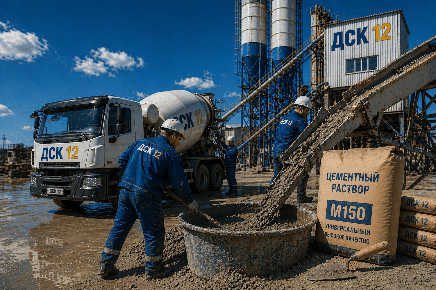 цементный раствор купить ДСК - 12